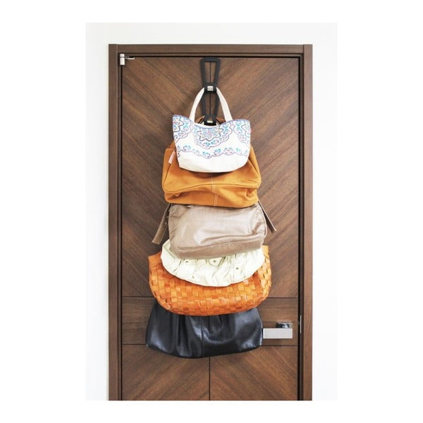 Czarny wieszak na torebki z 6 haczykami YAMAZAKI Kanazawa-image-2