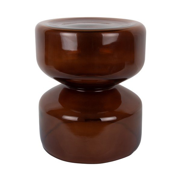 Szklany okrągły stolik ø 35 cm Doble  – Leitmotiv