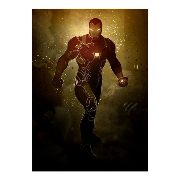 Plakat z blachy Civil War Power Poses - Iron Man