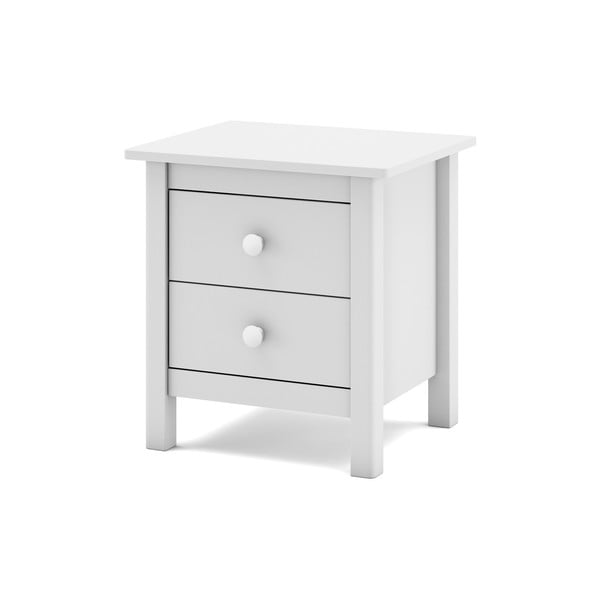 Biała dziecięca szafka nocna z drewna sosnowego Max – Marckeric-image-4
