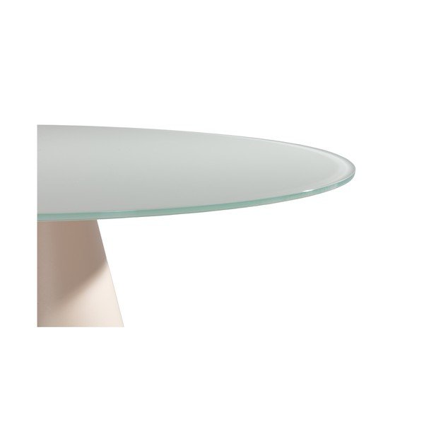 Okrągły stół ze szklanym blatem ø 120 cm Vida – MOME-image-4