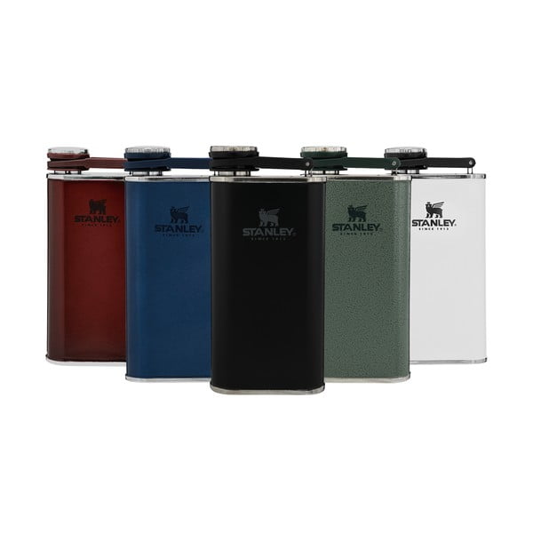 Czarna piersiówka ze stali nierdzewnej 230 ml Easy-Fill Wide Mouth Flask Black – Stanley-image-2