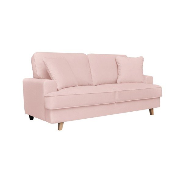 Różowa sofa 2-osobowa Cosmopolitan design Madrid-image-1