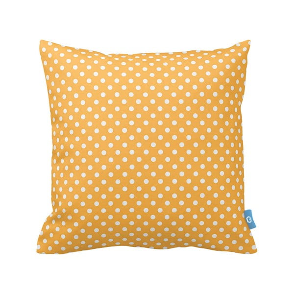Poduszka Yellow Dots, 43x43 cm