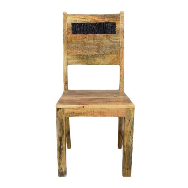 Krzesło z litego drewna mango Massive Home Bella