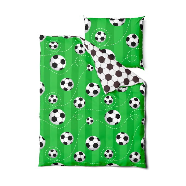 Bawełniana jednoosobowa pościel dziecięca 140x200 cm Soccer – Bonami Selection