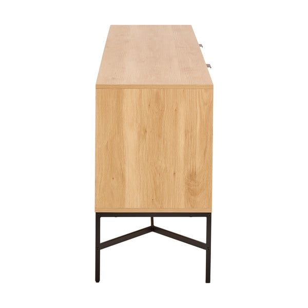 Komoda w dekorze dębu w naturalnym kolorze 180x70x40 cm Jaipur – Actona-image-3