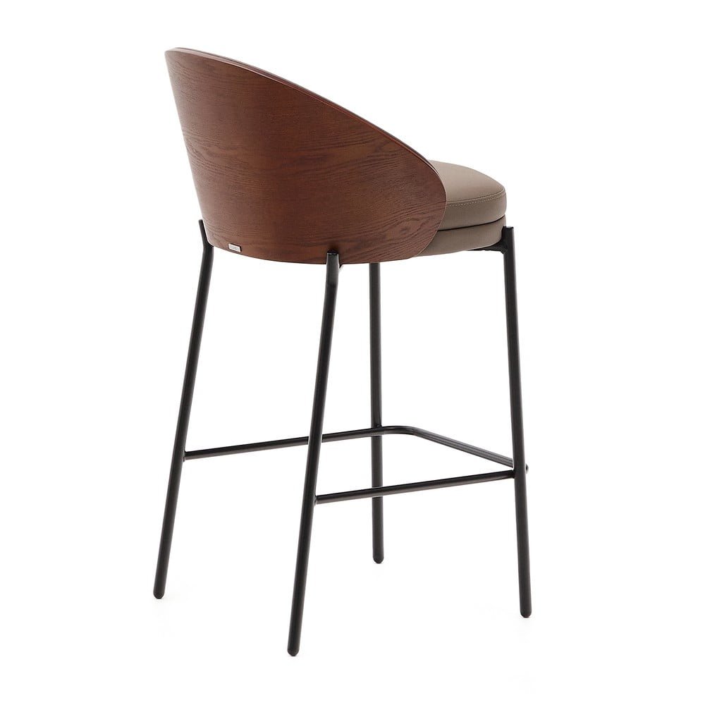 Brązowy hoker (wysokość siedziska 65 cm) Eamy – Kave Home (zdjęcie 10)