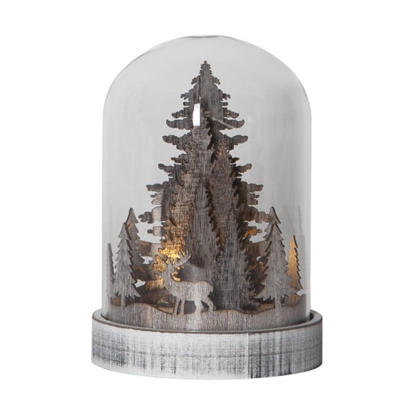 Brązowa świąteczna dekoracja świetlna ø 12,5 cm Kupol – Star Trading