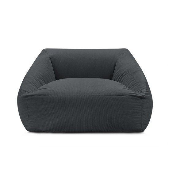 Ciemnoszary sztruksowy worek do siedzenia Lilibet – Bobochic Paris-image-2