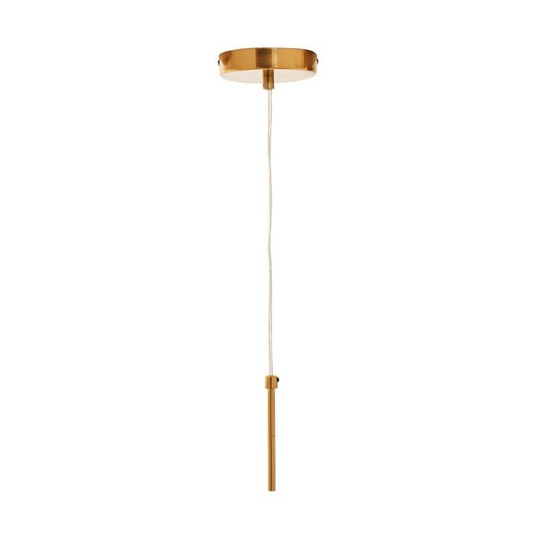 Metalowa lampa wisząca w kolorze złota ze szklanym kloszem ø 25 cm Trieste – Premier Housewares-image-4