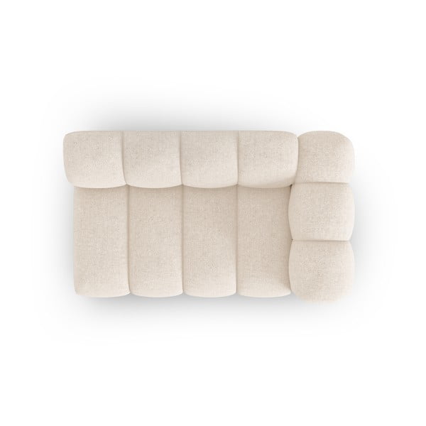 Kremowy moduł sofy (prawostronny) Lupine – Micadoni Home-image-3