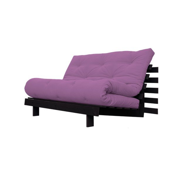 Sofa rozkładana Karup Roots Wenge/Taffy Pink-image-2