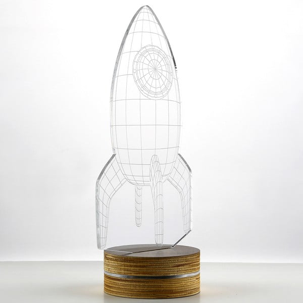Lampa 3D stołowa Rocket-image-1