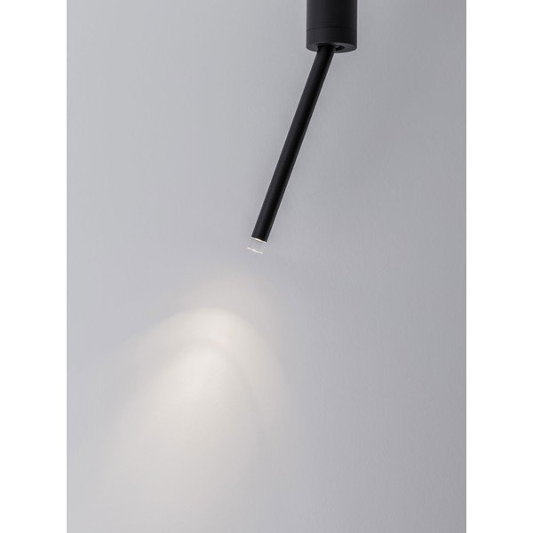 Aluminiowa lampa sufitowa LED z elastyczną konstrukcją w kolorze matowej czerni Stilvi – Nova Luce-image-2