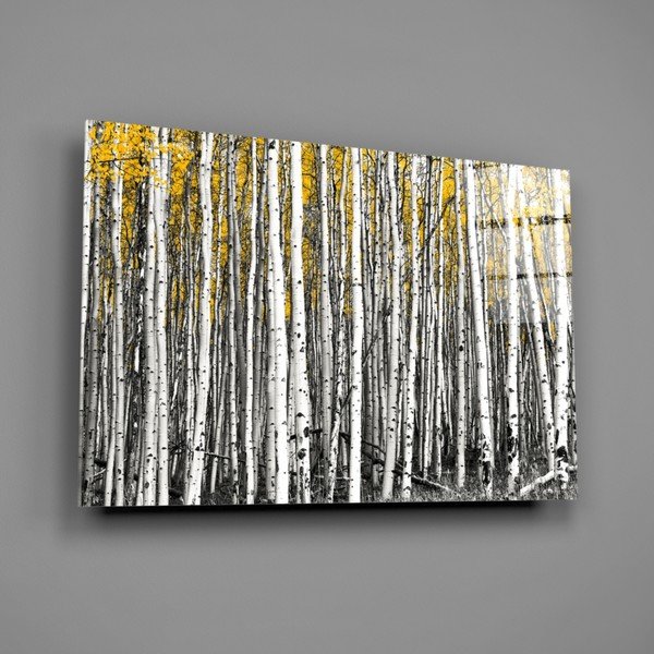 Szklany obraz Insigne Yellow Forest, 110x70 cm-image-3
