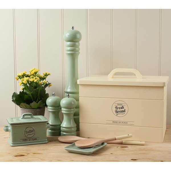 Młynek do pieprzu z kauczukowca T&G Woodware Capstan Green, 15 cm-image-1