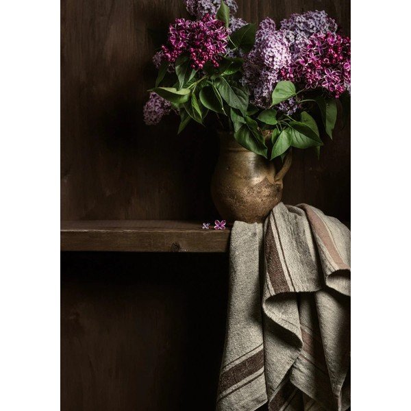 Serwetki zestaw 2 szt. lniane Beige Stripe Vintage – Linen Tales-image-1