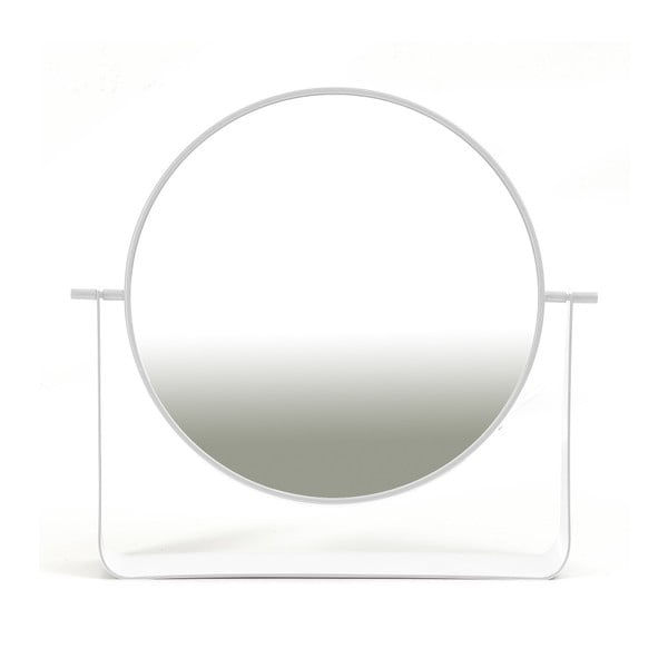 Białe lusterko stołowe HARTÔ, Ø 38 cm
