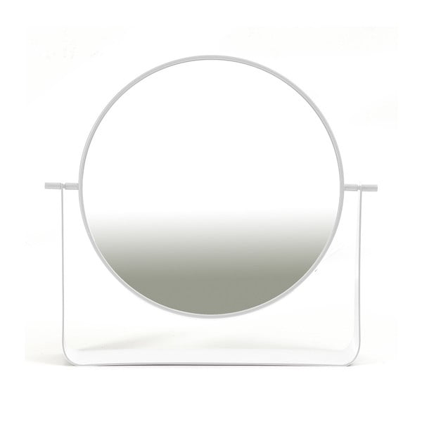 Białe lusterko stołowe HARTÔ, Ø 38 cm