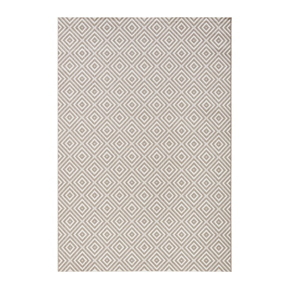 Szary dywan odpowiedni na zewnątrz NORTHRUGS Karo, 160x230 cm
