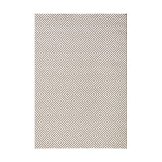 Szary dywan odpowiedni na zewnątrz NORTHRUGS Karo, 140x200 cm