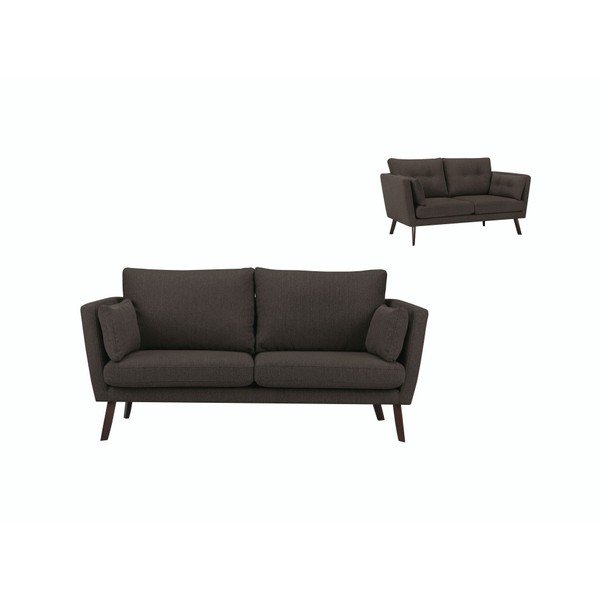 Brązowa sofa 3-osobowa Mazzini Sofas Elena-image-2