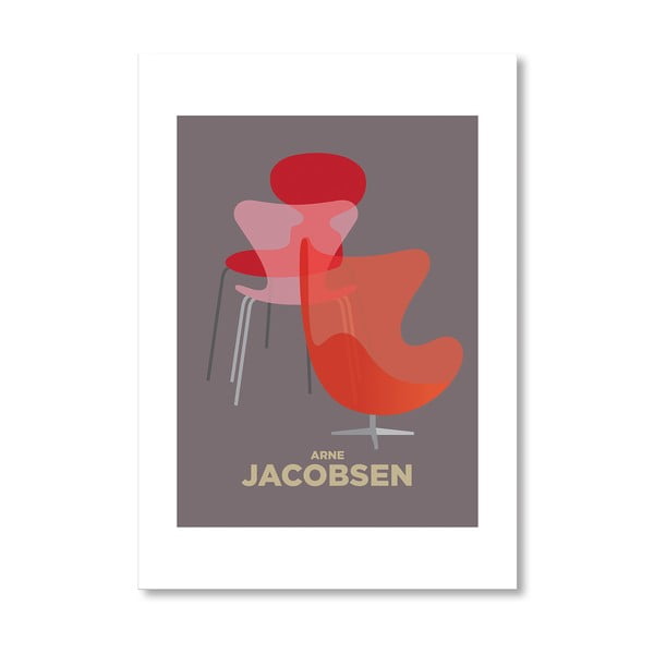 Plakat autorski "Arne Jacobsen"