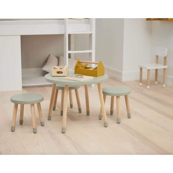 Zielony stolik Flexa Dots, ø 60 cm-image-2