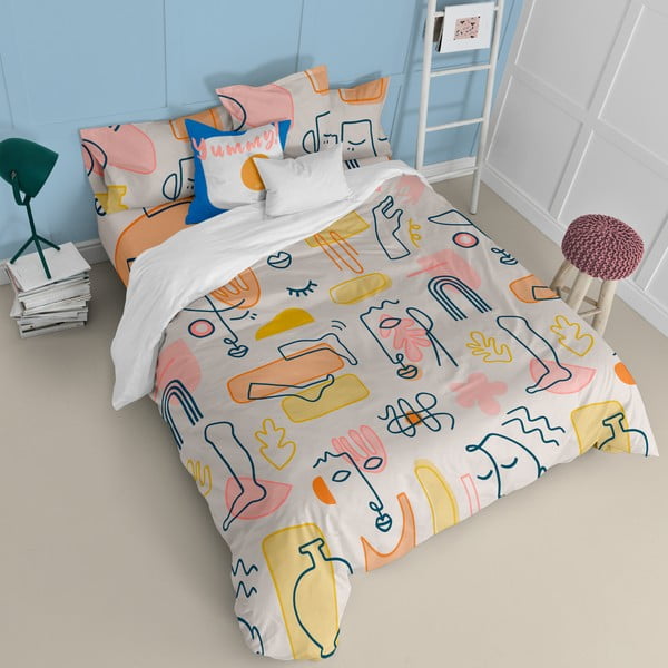 Dwuosobowa poszwa na kołdrę 200x200 cm Anatomy – Aware-image-2