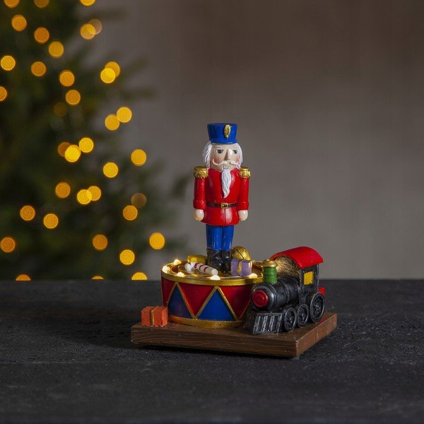 Świąteczna dekoracja świetlna LED Star Trading Nutcracker, wys. 16 cm-image-1