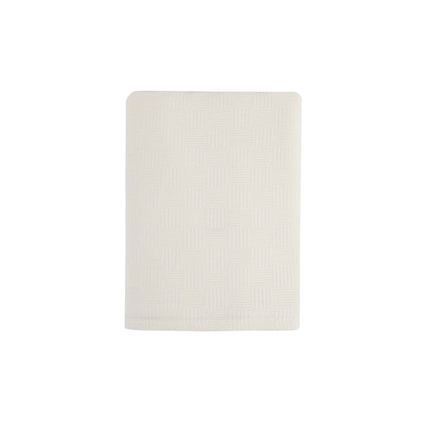 Lekka narzuta bawełniana Pique Cream, 200x240 cm-image-3