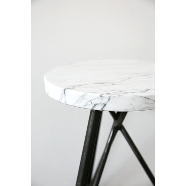 Taboret NUTSANDWOODS Marble, średnica 30 cm-image-2