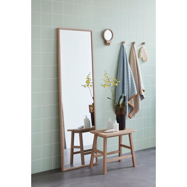 Stołek z drewna dębowego Hübsch Ground-image-2