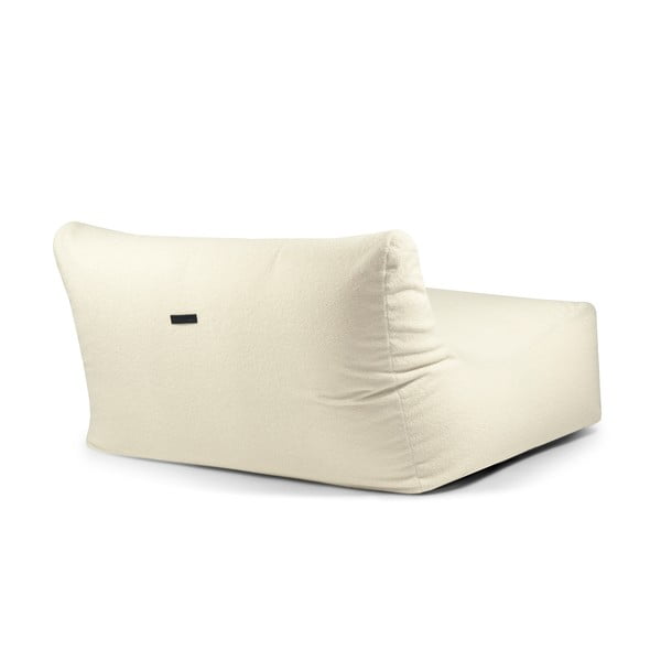 Kremowy worek do siedzenia z materiału bouclé Sofa Lounge – SLOWDOWN-image-4