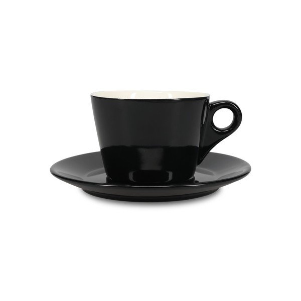Czarny porcelanowy spodek ø 16,5 cm Barista – BonBistro-image-2