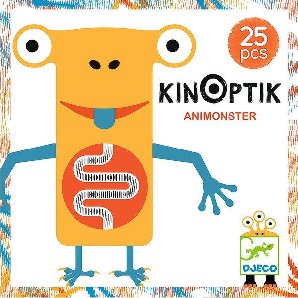 Magnetyczno-optyczna układanka Djeco Animonster -image-1