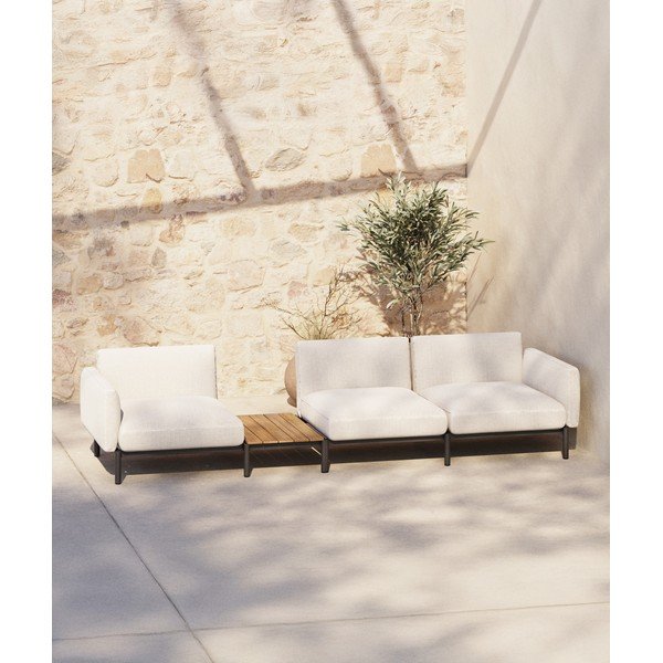 Beżowa tapicerowana sofa ogrodowa Sorells – Kave Home-image-1