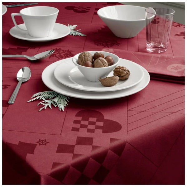 Adamaszkowy obrus ze świątecznym motywem 150x220 cm Natale – Rosendahl-image-2