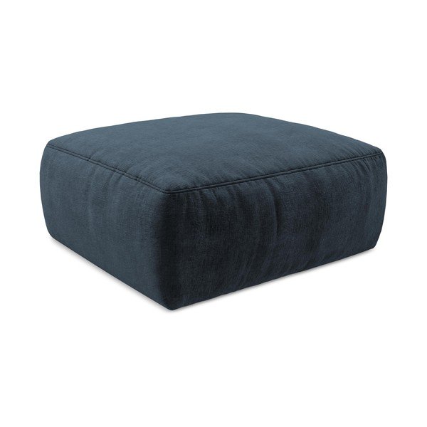 Ciemnoniebieski podnóżek z tkaniny szenilowej Kuki – Makamii-image-3