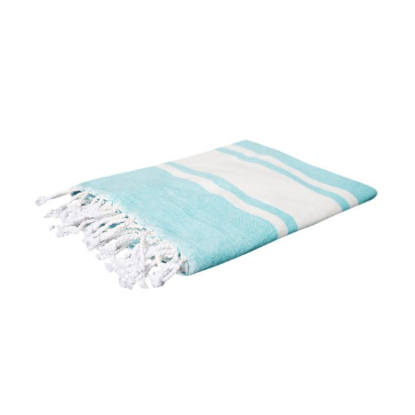 Jasnoniebieski ręcznik hammam Sun & Surf Donna