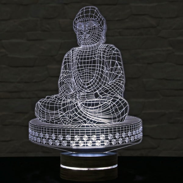 Lampa 3D stołowa Budha