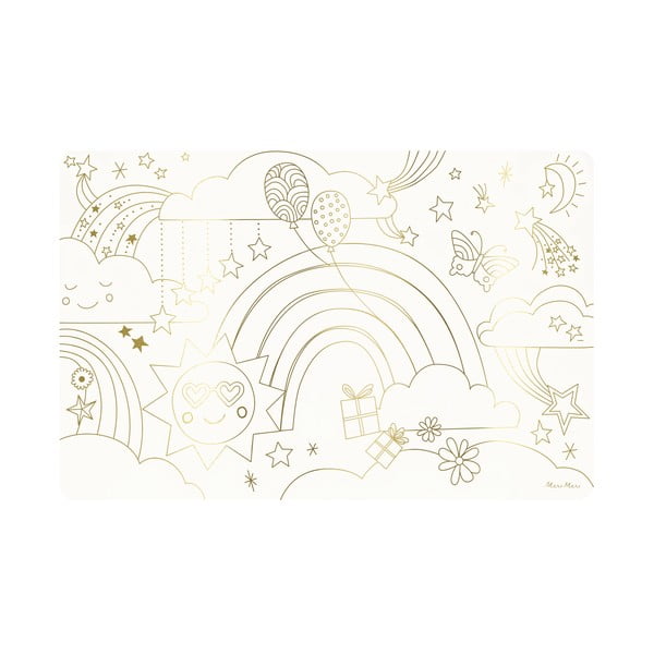 Papierowe maty stołowe zestaw 8 szt. 28x42.5 cm Happy Icons – Meri Meri-image-3