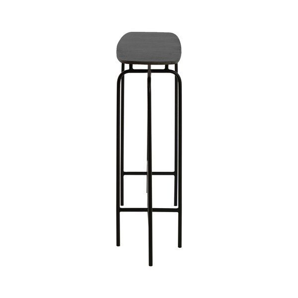 Czarna metalowa konsola 30x120 cm Zapala – Light & Living-image-2