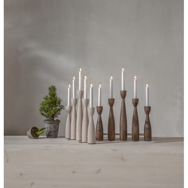 Świąteczna dekoracja świetlna do kontaktu w ciemnym naturalnym kolorze Midja 2.0 – Star Trading-image-3