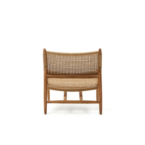 Drewniany fotel ogrodowy w naturalnym kolorze Codolar – Kave Home-image-4
