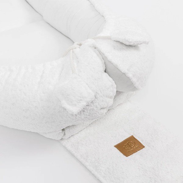 Biały kokon dla niemowląt 55x83 cm – Meowbaby-image-1