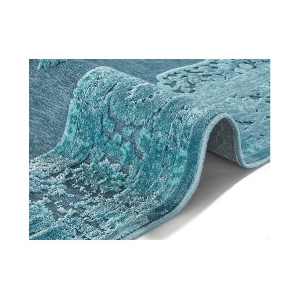 Niebieski dywan z wiskozy Mint Rugs Willow, 120x170 cm-image-2