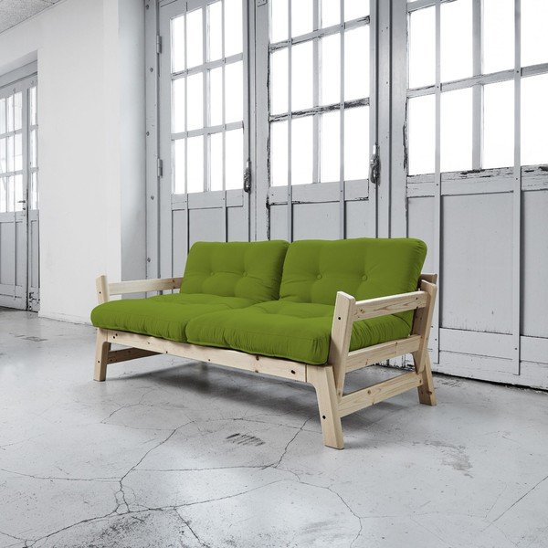 Sofa rozkładana Karup Step Natural/Lime-image-2