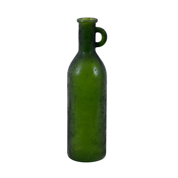 Zielony szklany wazon Ego Dekor Botellon Grey, 4,35 l